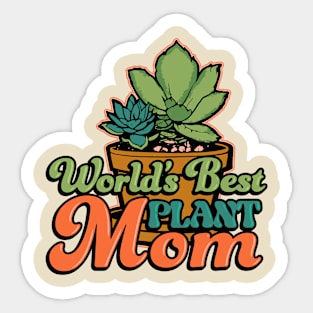 World's Best Plant Mom Sticker